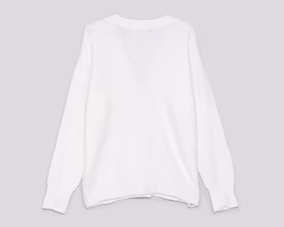 Sudadera Blanca Oversize